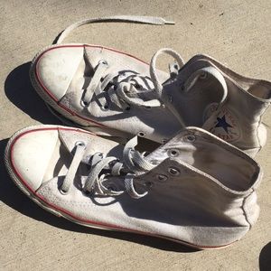 White high top converse